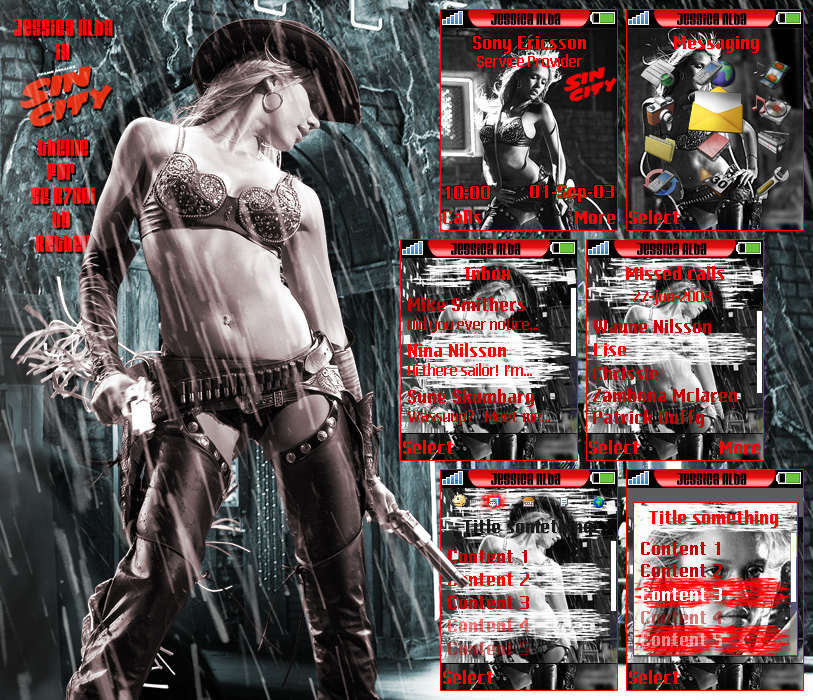 Jessica Alba in Frank Miller's SIN CITY Jessica Alba Sin City Posters 